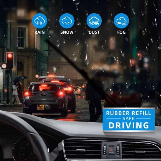 Producto de plástico de alta calidad, accesorios para automóviles, parabrisas de coche/limpiaparabrisas tipo lluvia